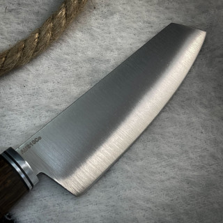Нож Кири (Aus10Co, Линза, стаб. карельская береза)