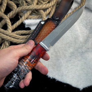 Нож Орикс Люкс (CPM S35VN, стаб. шишка)