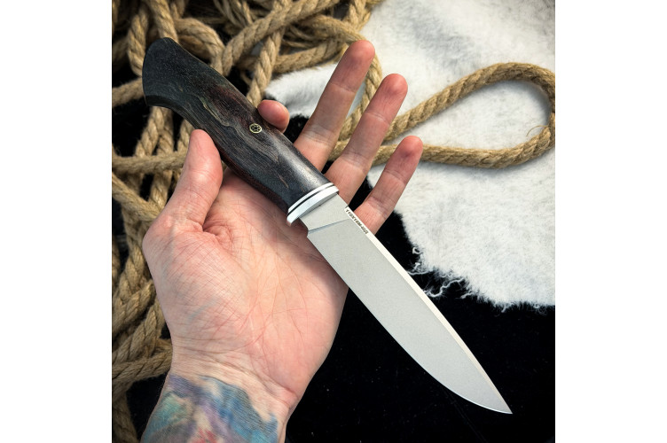 Нож Орикс (110Х18М-ШД, стаб. клен)