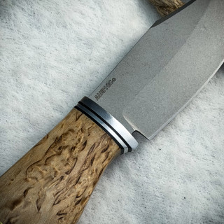 Нож Аркуда (AUS10Cobalt, стаб. карельская береза)