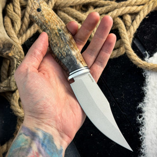 Нож Аркуда (AUS10Cobalt, стаб. карельская береза)
