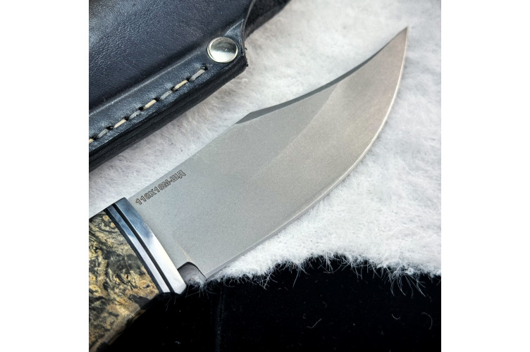 Нож Аркуда Люкс (110Х18М-ШД, стаб. клён)