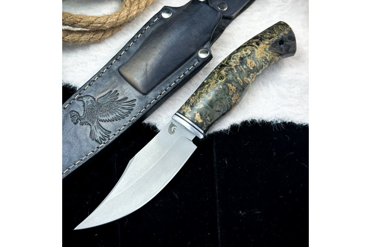 Нож Аркуда Люкс (110Х18М-ШД, стаб. клён)