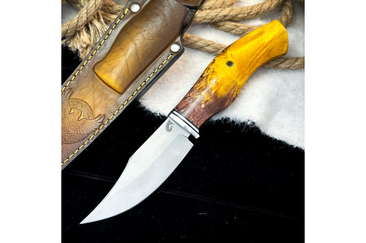 Нож Аркуда Люкс (M390, стаб. кап клена)