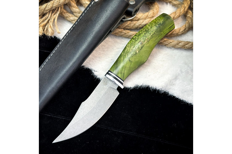 Нож Аркуда (AUS10Cobalt, стаб. клён)