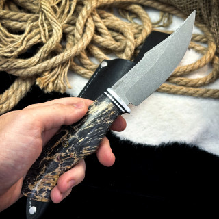 Нож Аркуда (AUS10Cobalt, стаб. клён)