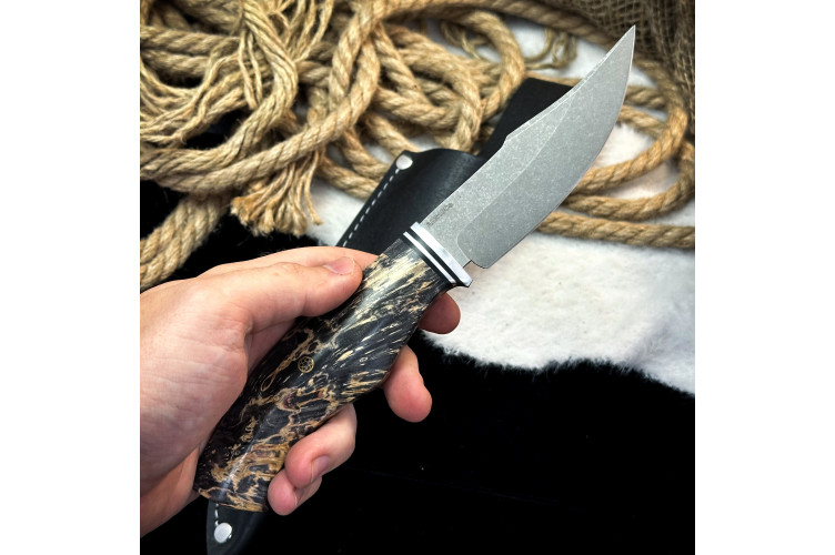 Нож Аркуда (AUS10Cobalt, стаб. клён)