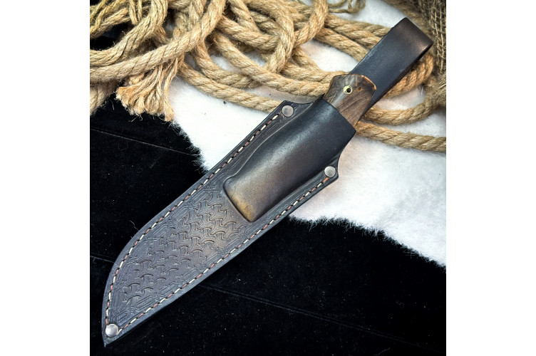 Нож Аркуда Люкс (M390, стаб. карельская береза)