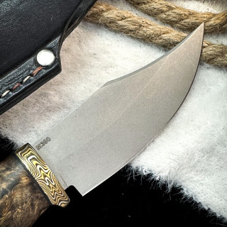 Нож Аркуда Люкс (M390, стаб. карельская береза)