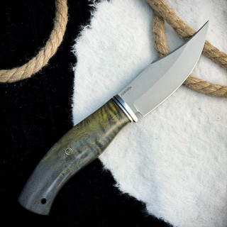 Нож Аркуда (AUS10Cobalt, стаб. клён)