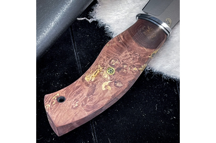 Нож Аркуда (AUS10Cobalt, стаб. кап клёна)