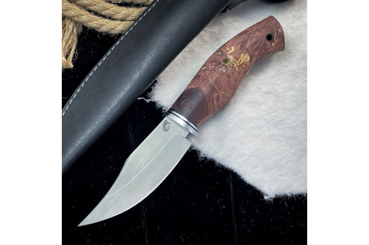 Нож Аркуда (AUS10Cobalt, стаб. кап клёна)