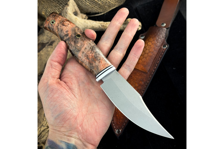 Нож Аркуда Люкс (M398, стаб. кап клена)