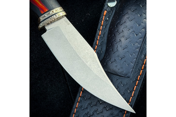 Нож Аркуда Люкс (M398, микарта, мокуме-гане)