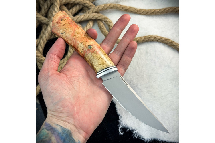  Нож Чардым (110Х18М-ШД, стаб. клён)