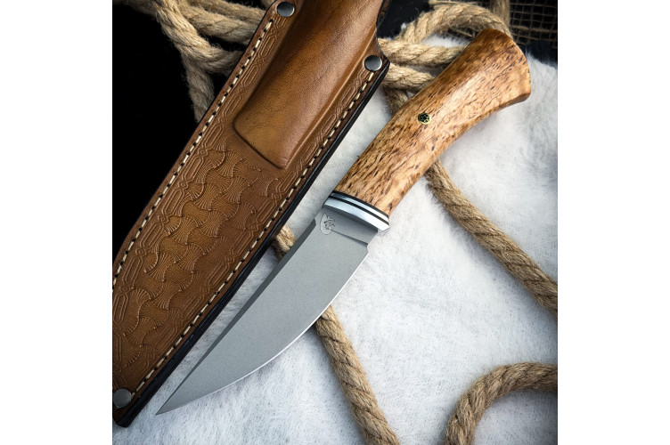 Нож Чардым Люкс (M390, карельская береза)