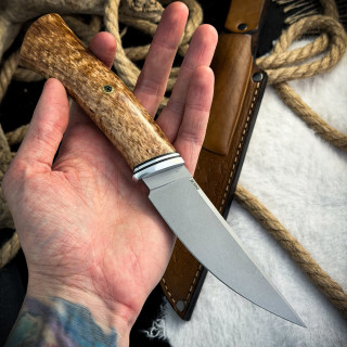 Нож Чардым Люкс (M390, карельская береза)