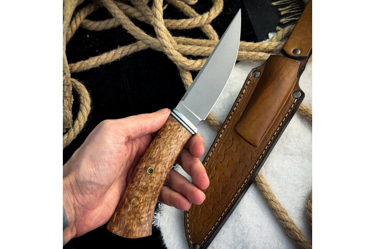 Нож Чардым Люкс (M390, карельская береза)
