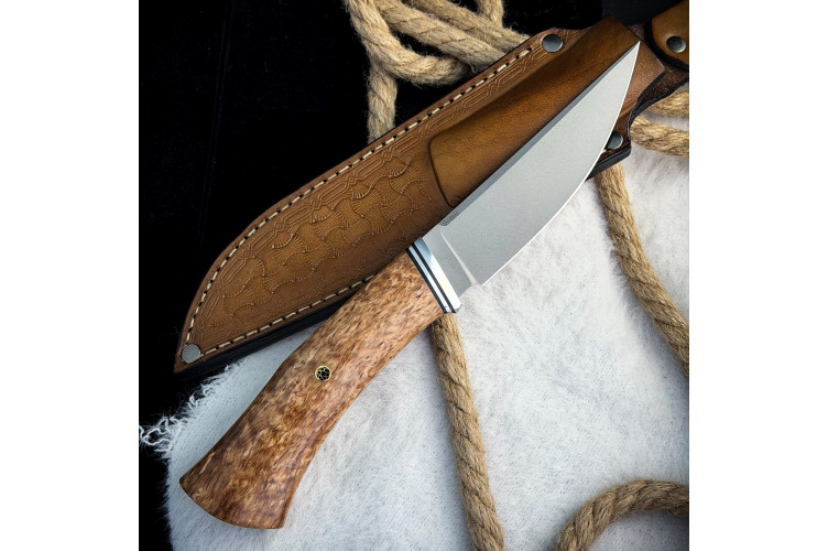 Нож Чардым Люкс (M390, карельская береза)