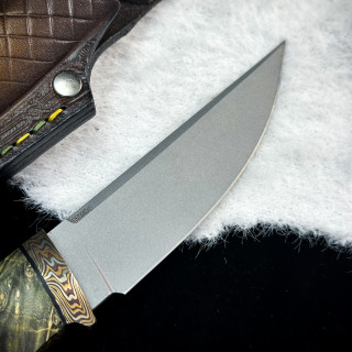 Нож Чардым Люкс (M390, Стабилизированный кап клена)