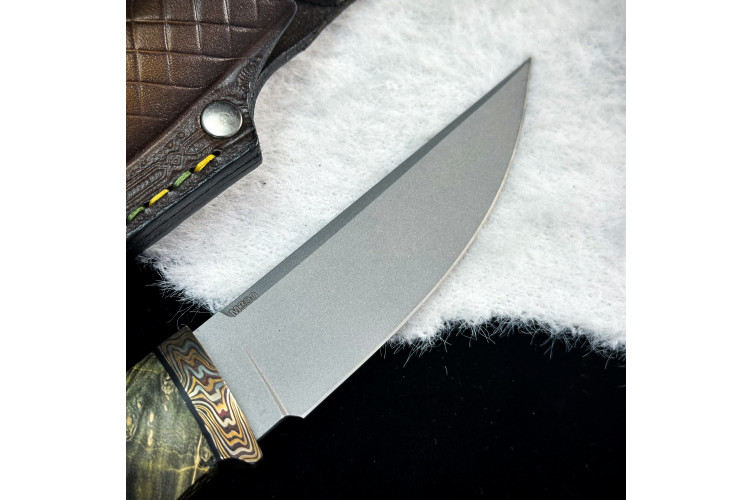 Нож Чардым Люкс (M390, Стабилизированный кап клена)