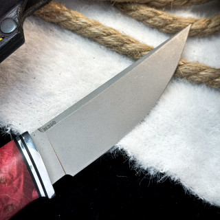 Нож Чардым Люкс (M390, Стабилизированный кап клена)