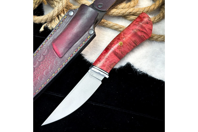 Нож Чардым Люкс (M390, Стабилизированный кап клена)