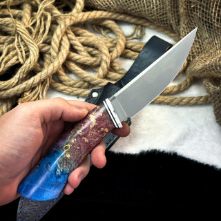 Нож Чардым Люкс (M390, Стабилизированный кап клена)