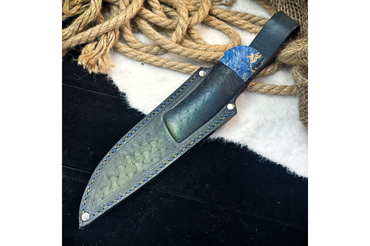Нож Чардым Люкс (M390, Стабилизированный кап клена)