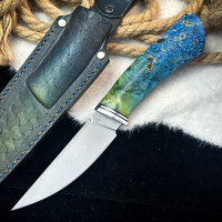 Нож Чардым Люкс (M390, Стабилизированный кап клена)