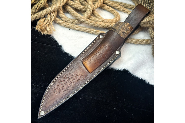 Нож Чардым Люкс (M390, Стабилизированная карелка)