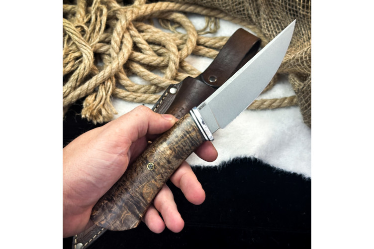 Нож Чардым Люкс (M390, Стабилизированная карелка)