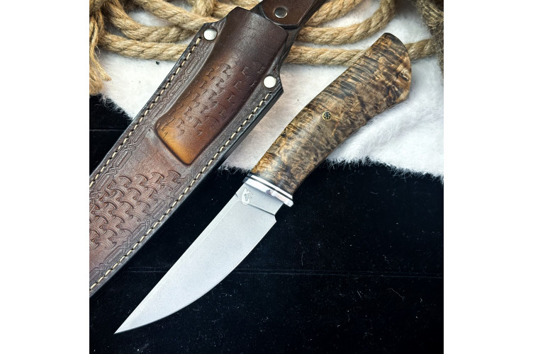 Нож Чардым Люкс (M390, Стабилизированная карелка)