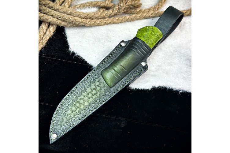 Нож Чардым Люкс (M390, Стабилизированный кап клена)