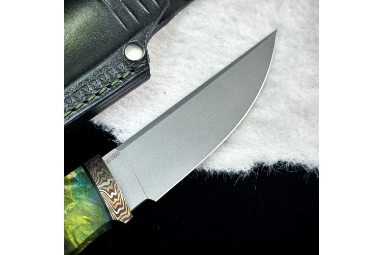 Нож Чардым Люкс (M390, Стабилизированный кап клена)