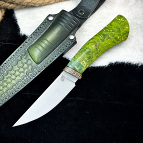 Нож Чардым Люкс (M390, Стабилизированный кап клена)