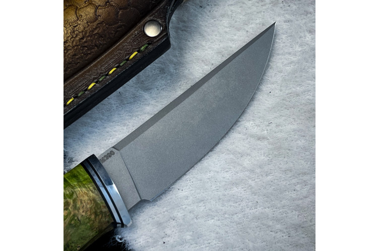 Нож Чардым Люкс (M390, Стабилизированный кап клена)
