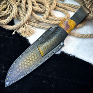 Нож Чардым Люкс (M398, стаб. кап клёна)
