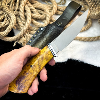 Нож Чардым Люкс (M398, стаб. кап клёна)