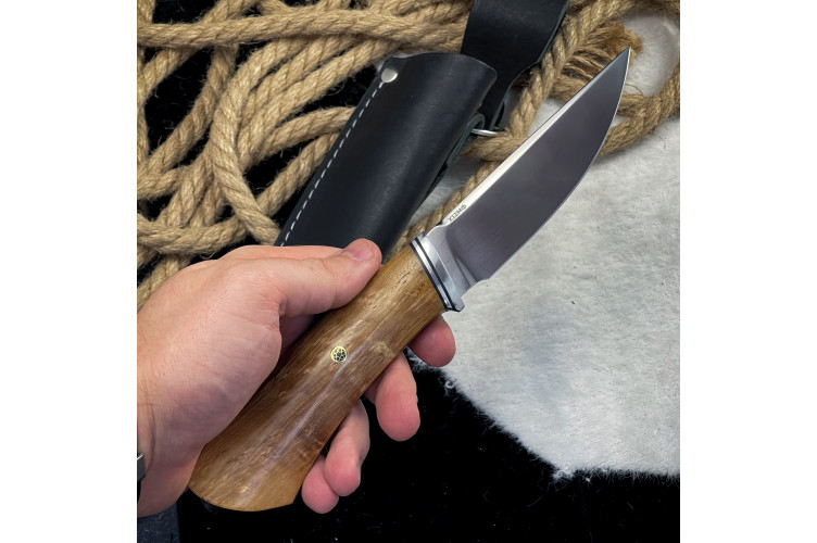 Нож Чардым (Х12МФ, стаб. карельская береза)