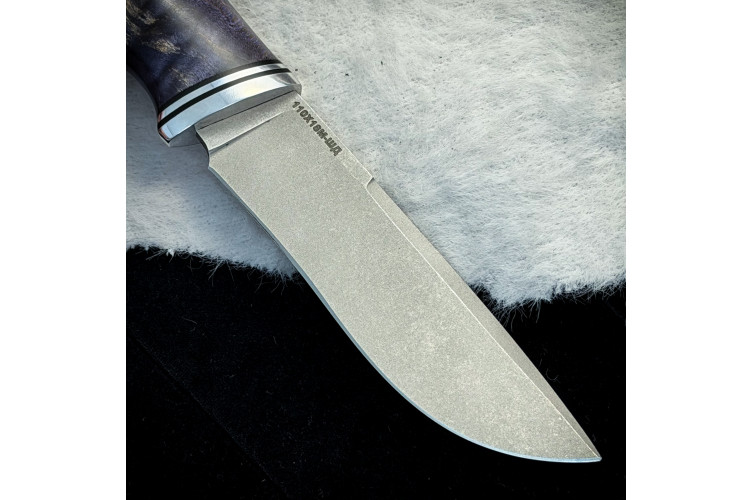 Нож Элой (110Х18М-ШД, стаб. клен)