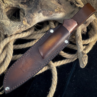 Нож Элой Люкс (Aus10Co, стаб.кап клена и зуб мамонта)