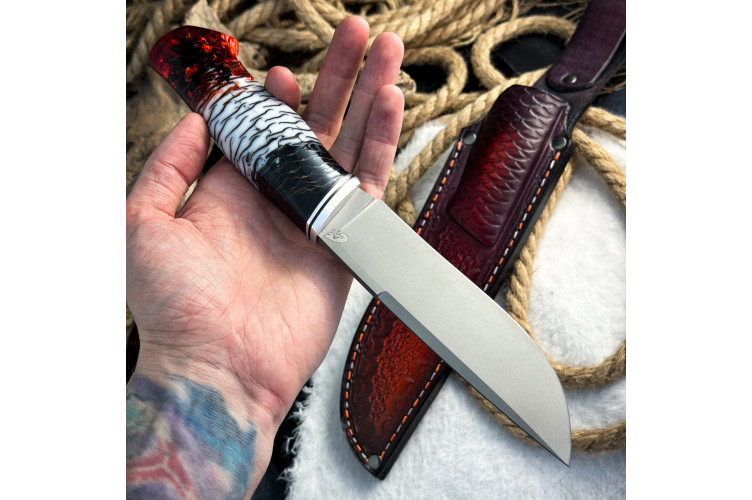 Нож Итиль Люкс (S390, стаб. шишка)