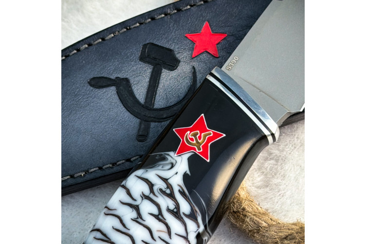 Нож Итиль Люкс (S390, призрак коммунизма)
