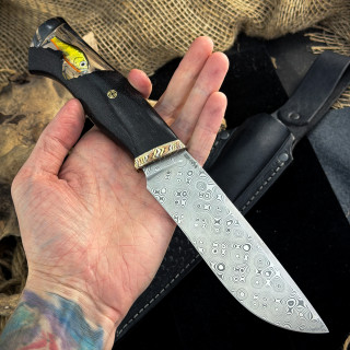 Нож Итиль Люкс (ZDI-1016, воблер, мокуме гане)
