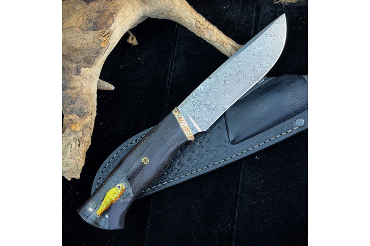 Нож Итиль Люкс (ZDI-1016, воблер, мокуме гане)