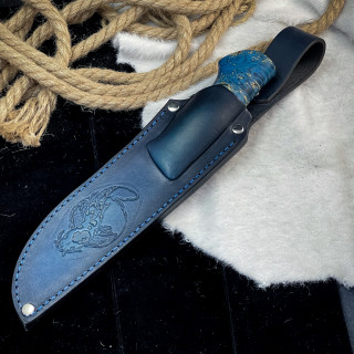 Нож Итиль Люкс (VG-10, стаб. кап клёна) 