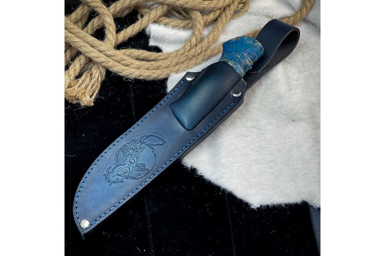Нож Итиль Люкс (VG-10, стаб. кап клёна) 