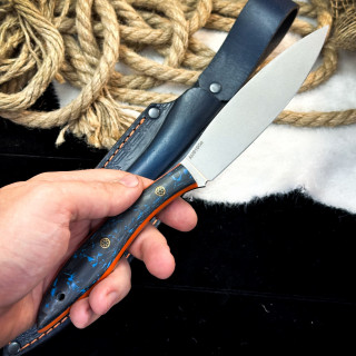 Нож Канадец Люкс (Aus10Co, карбон и G10)