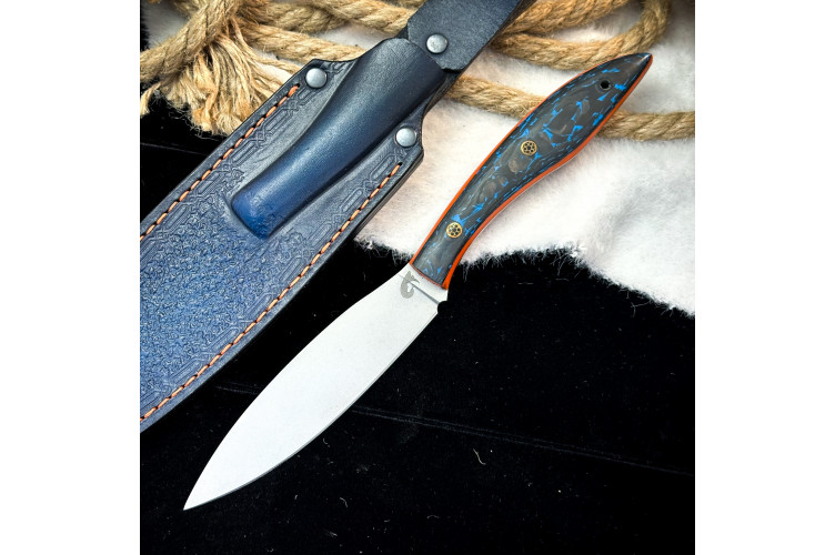Нож Канадец Люкс (Aus10Co, карбон и G10)